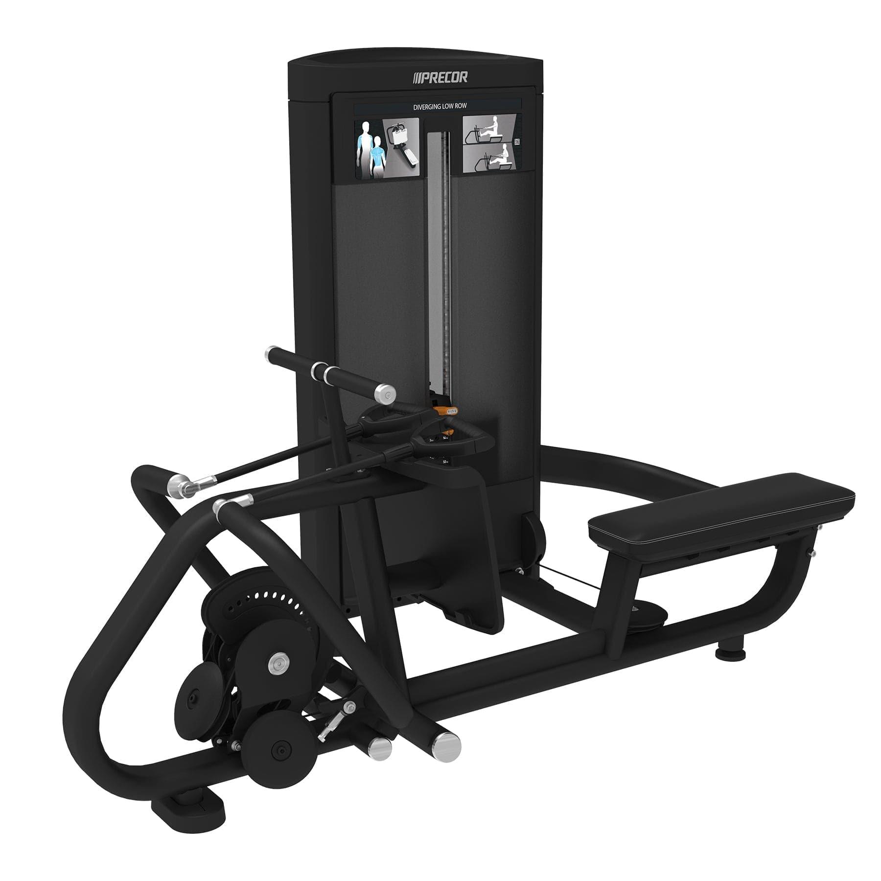 Precor Resolute Series Diverging Low Row: Back Strengthening