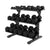 Precor Vitality Series 3-Tier, 10-Pair, Flat Tray Dumbbell Rack (VBR 6804) Weight Storage Precor 