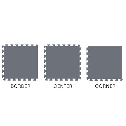 24" x 24" Regupol Activlok Interlocking Rubber Tile (Corner) - Top Fitness Store