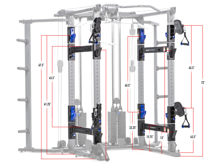 BodyCraft RFT Pro Rack Functional Trainer