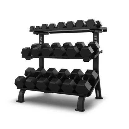 True Fitness Line FS-24 3-Tier Flat Tray Dumbbell Rack