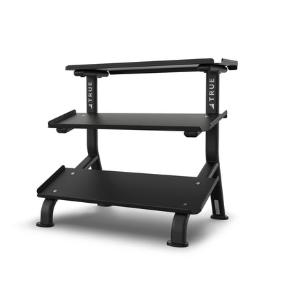True Fitness Line FS-24 3-Tier Flat Tray Dumbbell Rack