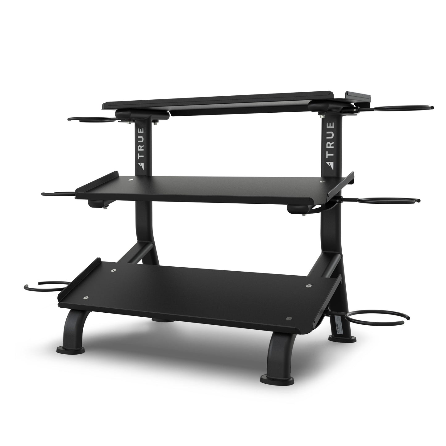 True Fitness Line FS-24 3-Tier Flat Tray Dumbbell Rack