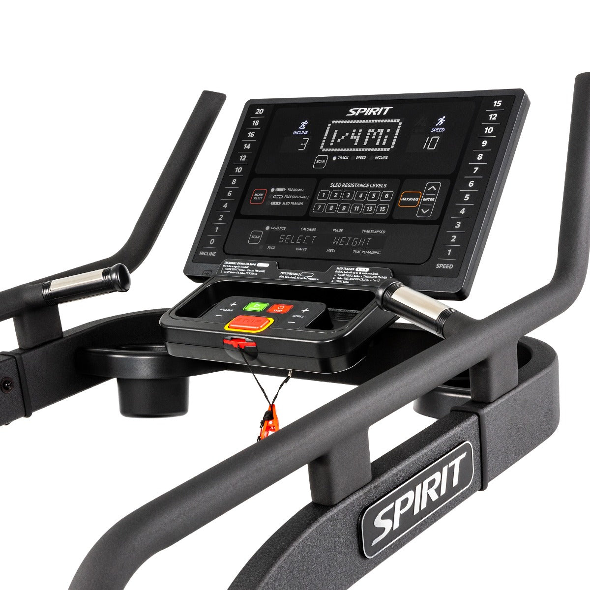 Spirit Fitness CTSBS900 Slat Belt Sled Treadmill